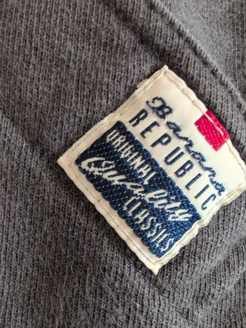 Banana Republic Charcoal Gray Hooded Sweatshirt